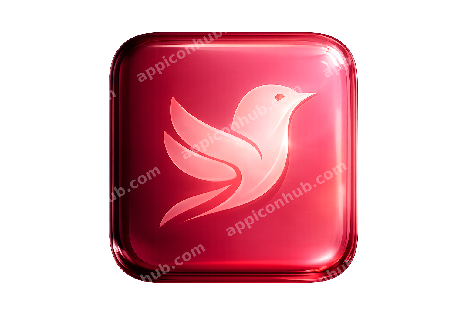 3D Glass Bird app icon
