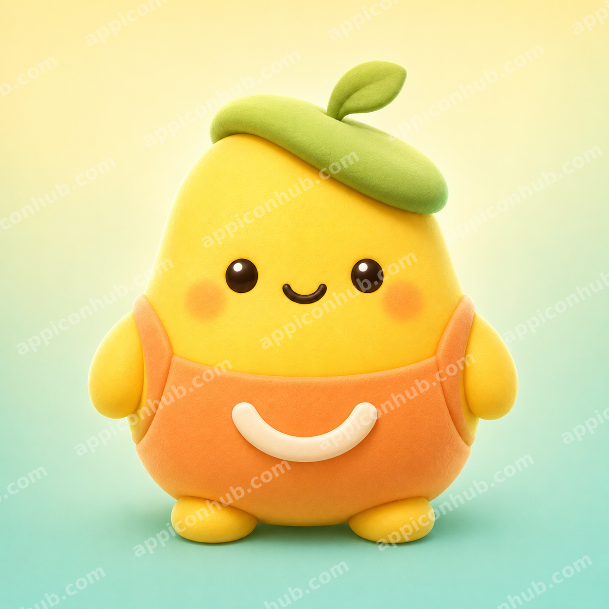 Cute Fruit App Icon for iOS and Android