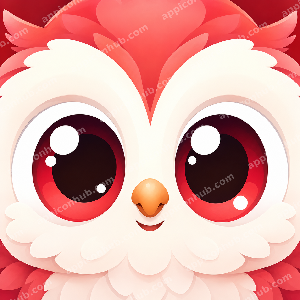 Cute Owl App Icon for iOS and Android