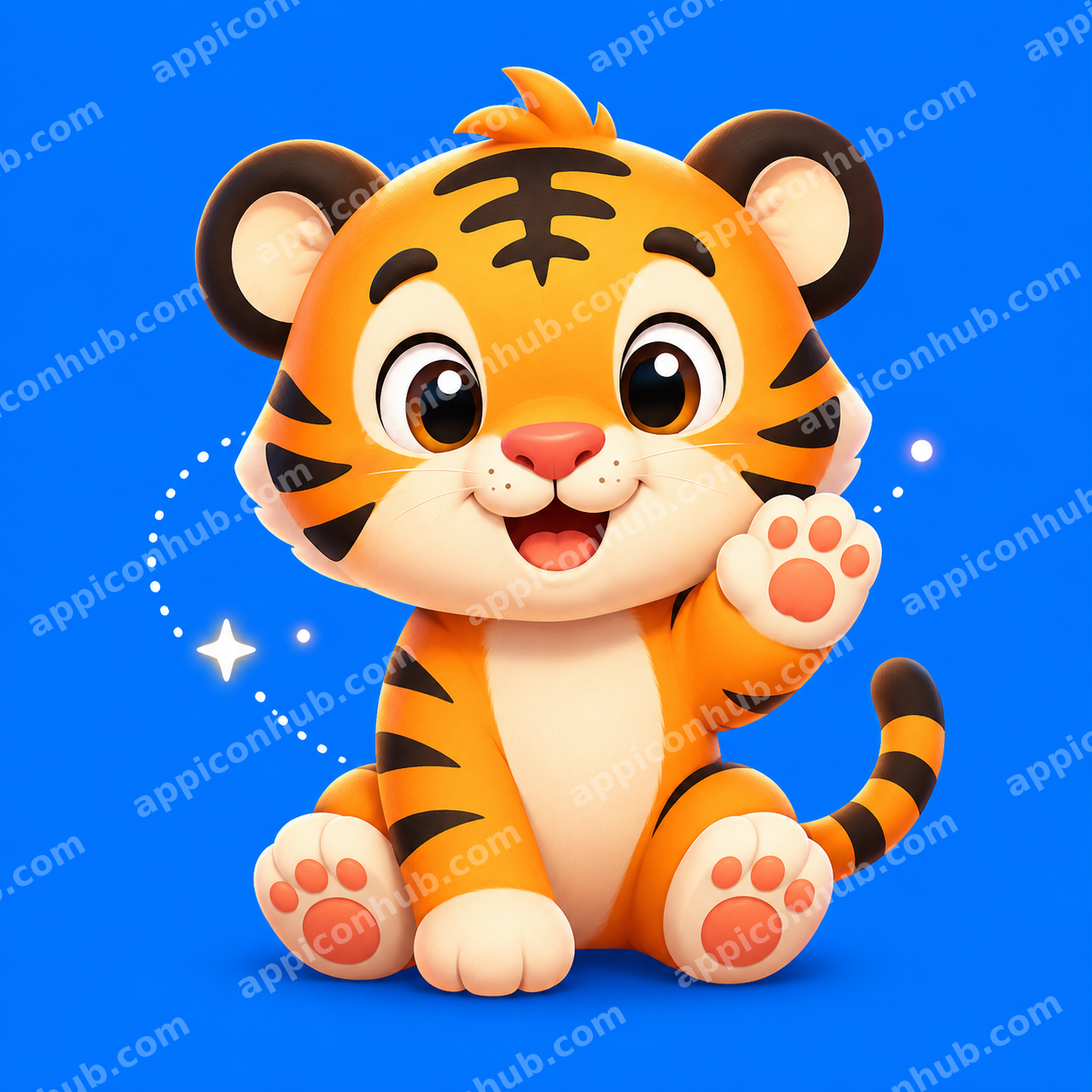 Tiger App Icon for iOS and Android