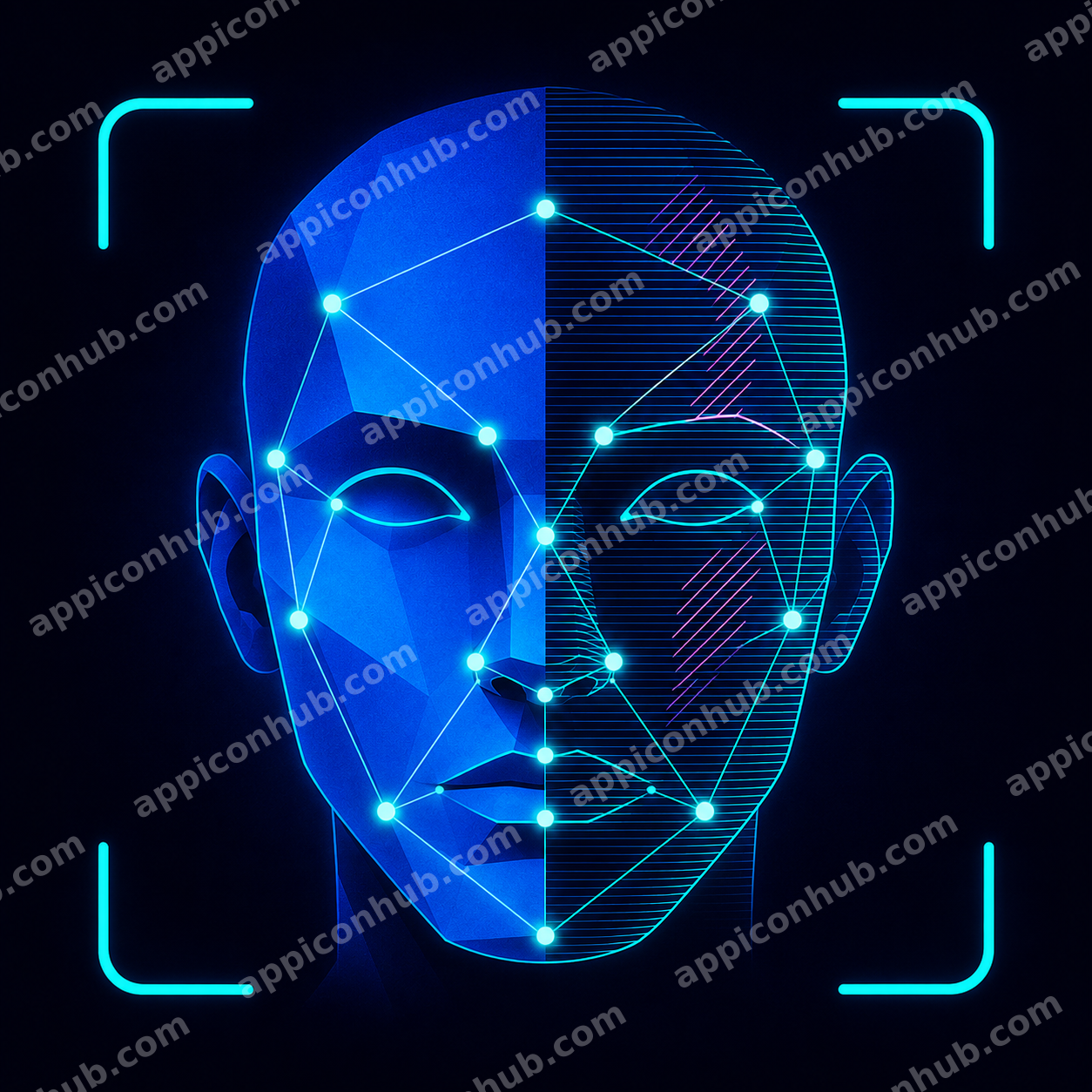 Face Detector App Icon for iOS and Android
